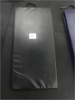 Black exercise mat