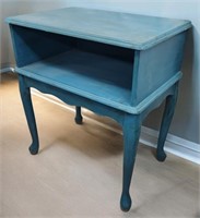 Shabby Blue End Table