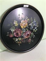 Flower Painted Tray