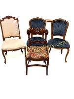 4 Assorted Side Chairs