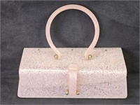 Vintage Pink Lucite Handbag