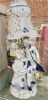 PORCELAIN FIGURAL LAMP W/ SHADE