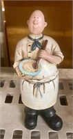 MIXING BATTER CHEF FIGURINE