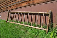 12' Handmade log Railing