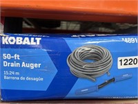 KOBALT DRAIN AUGER RETAIL $20