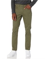 Essentials Men's Slim-Fit 5-Pocket Stretch Twill