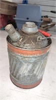 Vintage Galvanized fuel can