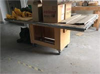 Rolling shop bench
