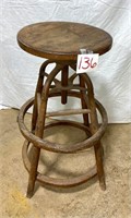 Prmitive Wooden Stool Made in the USA