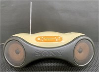 Sony ZS-X1 Sports CD Boombox-WORKS