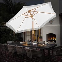 Wonlink 7.5 Ft Patio Umbrella With Fringe And 18