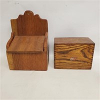 Vtg Wood Boxes