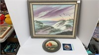 “Motif #1” by Prescott W, Baston, framed beach