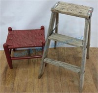 Step stool and child's seat
