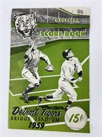 1959 Detroit Tigers Briggs Stadium Official Score