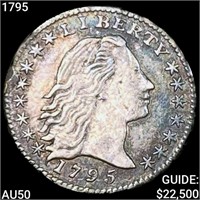 1795 Flowing Hair Half Dime HIGH GRADE