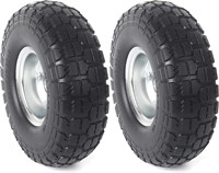 AR-PRO (2-Pack) 10-Inch Solid Rubber Tire Wheels