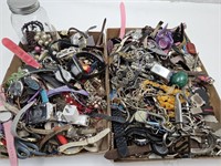 Large Lot of Watches Costume Jewelry +
