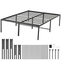 VEVOR 18 Inch Full Metal Bed Frame Platform, No