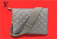 Louis Vuitton Gray COUSSIN PM Shoulder Bag