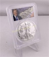 2017-S Silver Eagle PCGS PR70DCAM First Day