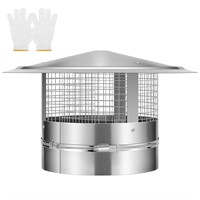 VIVOHOME 10" Cone Top Chimney Cap with Screen, Rou