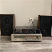 Sound Design Record Player and Speakers