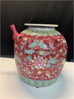 Oriental Large Jar with Lid