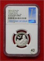 2021 S Tuskegee Airman Silver Quarter NGC PF70