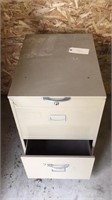 2 Drawer Rolling Oxford File cabinet