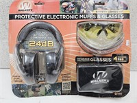 Protective Electronic Ear Muffs & Glasses