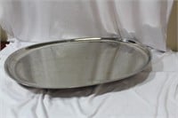 A Silverplated Oval Tray