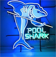 HCHANA 24"x20" Pool Shark Table Billiards Neon Sig