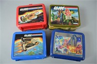 4pc Vtg GI Joe Lunchboxes