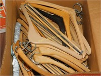 Wooden Hangers - Large Box Lot