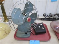 Green Metal General Electric Oscillating Fan++