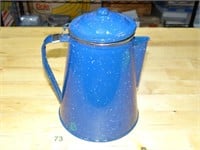 Camp Enamel Coffee Pot WITH INSERT!