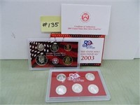 2003 US Mint Silver Proof Set (10pc) with