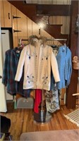 Virgin Wool Coat, Angora Jacket & Cotton Sweater