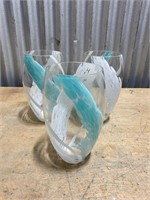 Set 3- Glass Vase