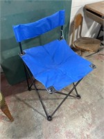 Blue Lawn Folding Bag Chair