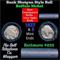 Buffalo Nickel Shotgun Roll in Old Bank Style 'Bel