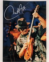 Carlos Santana signed photo