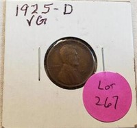 1925D Wheat CEnt VG