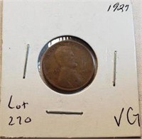 1927 Wheat Cent VG
