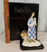P Buckley Moss sculpture with original box and