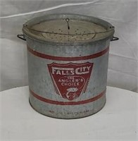 Falls city minnow bucket