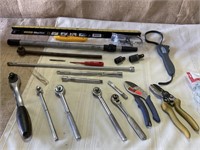 Socket wrenches, extenders, power grip cutters