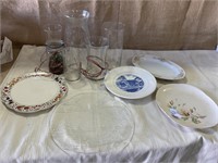 Vases, candle holders, platers