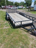 2013 7000LBS EQUIPMENT TRAILER WITH RAMP GATE